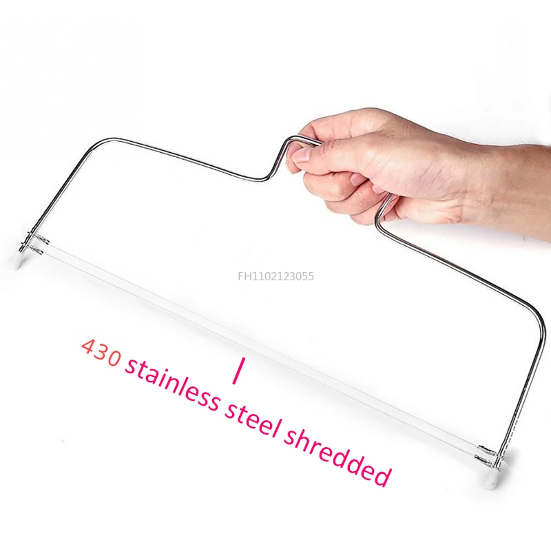 1PCS Double Line Cake Cut Slicer Adjustable Stainless Steel Wire Cake Slicer Bread Divider Kitchen Accessories Cooking Tool