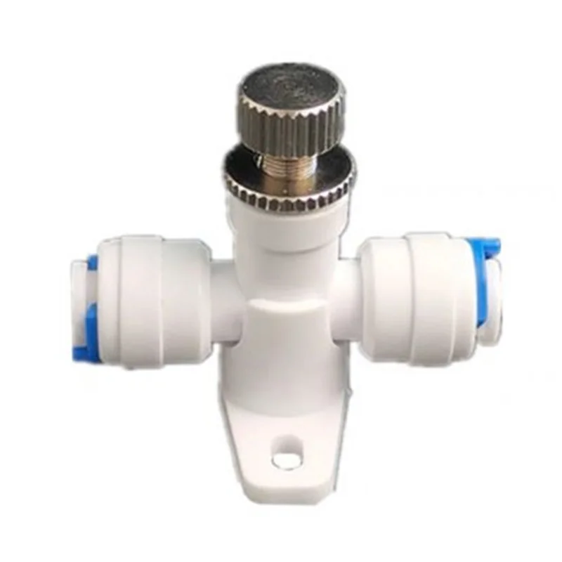 

Reverse Osmosis 1/4" Hose RO Water Flow Adjust Valve Regulator Waterflow Control Valve Connector Fitting Water Speed Controller