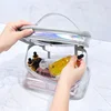 Transparent Cosmetic Bag Female Net Celebrity Large-capacity Travel Girl Portable Portable Waterproof Wash Bag Storage Bag Purse 4