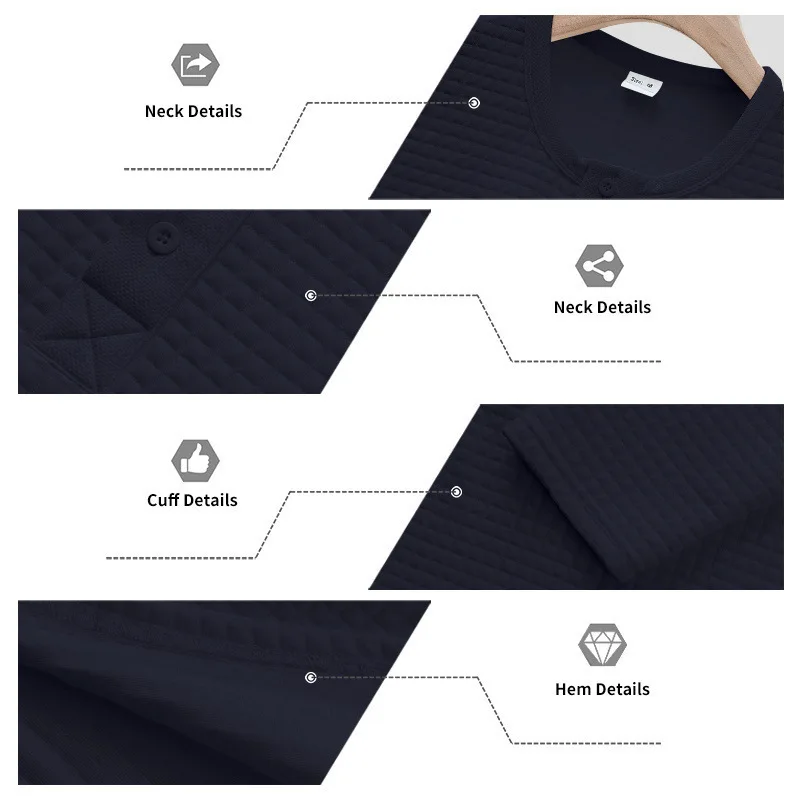 Lockeres, schweres Outdoor-Textur-Karohemd im Retro-Stil mit langen Ärmeln für Herren – lässige Mode für Frühling und Herbst – Detail 30