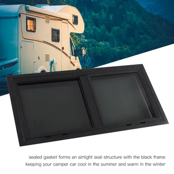 RV Window Insect Horizontal Vertical Slid with Privacy Screen Insect Nets for 550x260mm Window Size Campervan Accessories 4
