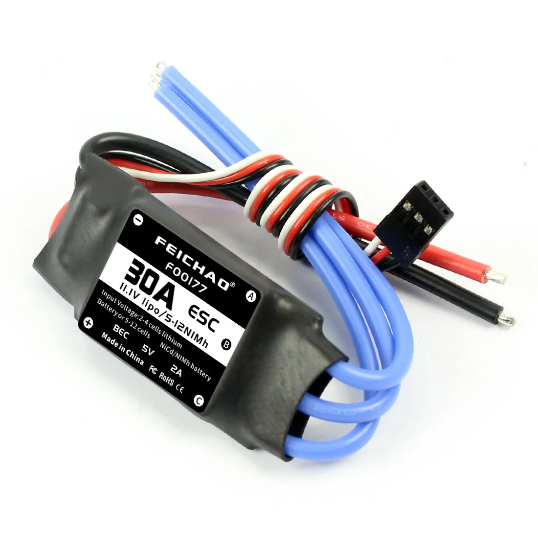 FEICHAO 30A Brushless ESC Speed Controller For DIY FPV RC Quadcopter Hexacopter Multi-Rotor Aircraft Trex 450 Helicopter + FS