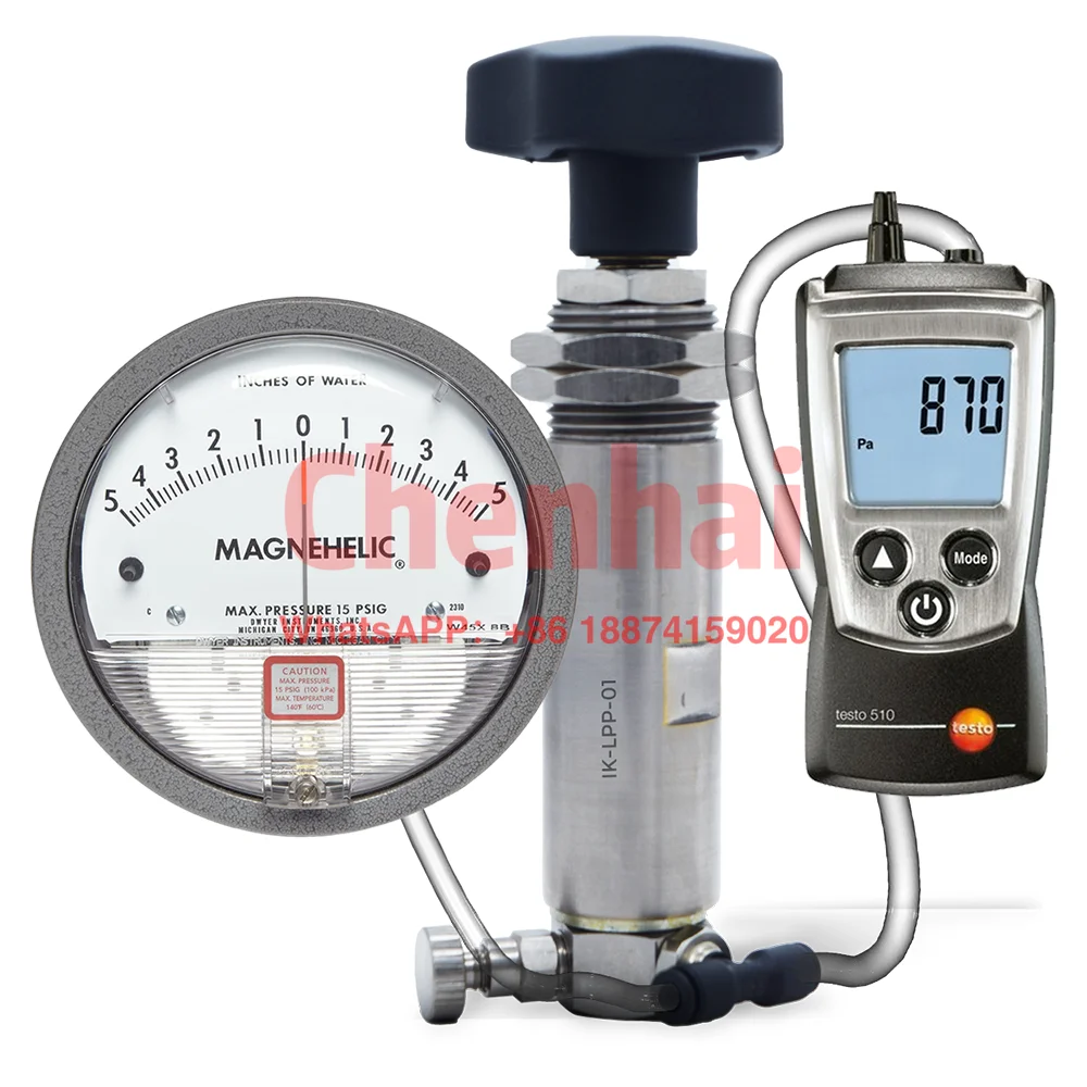 

ACE Analog Low Pressure Pump Calibrator With Master Gauge