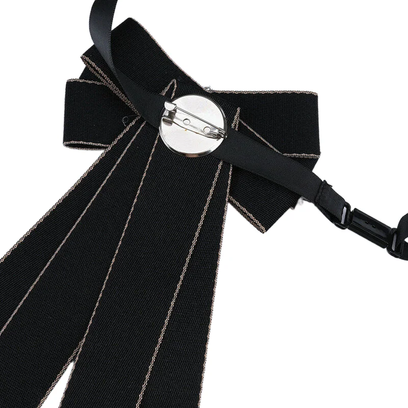 Hot School Girls Boy Elegant Classic Retro Big Bowtie Neck Tie Rhinestone Corsage Bowtie Cravat Gifts for Women Formal Neck Ties bow tie