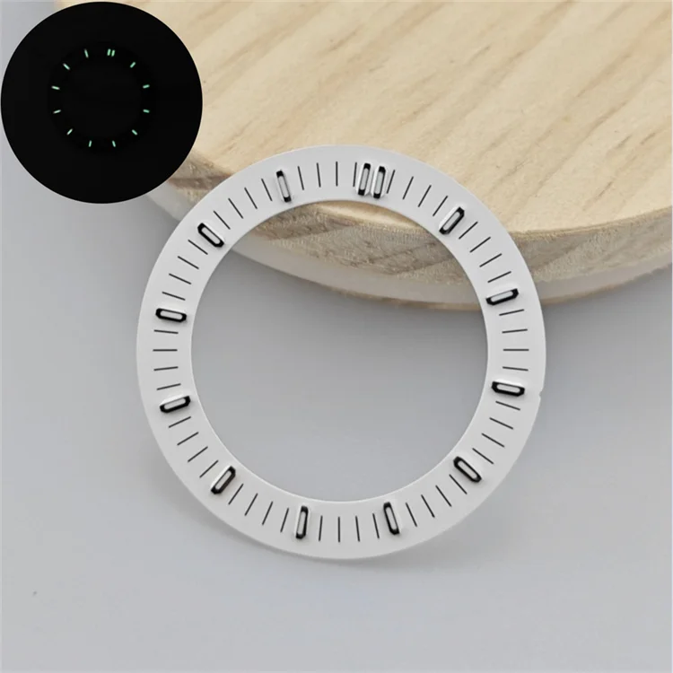 Hollow Dial Circle with Green Luminous Watch Accessories and Pins, 31mm