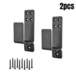 Heavy Duty Carbon Steel Door Barricade Brackets (2 - Pack) for Home and Security Use (2PCS)