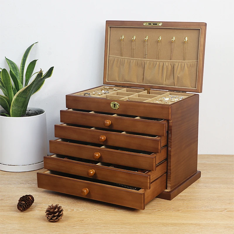 luxurious-six-layer-drawer-type-jewelry-box-chinese-style-pine-large-box-large-capacity-necklace-earrings-ring-storage-box-new