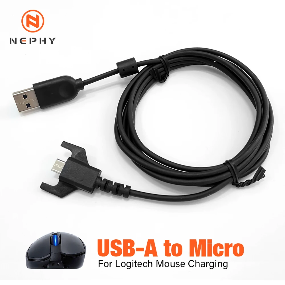 Logitech G900 G903 G703 G Pro 무선 게임용 마우스 용 1.8M 내구성 USB 충전 마우스 케이블 직조 와이어 고품질