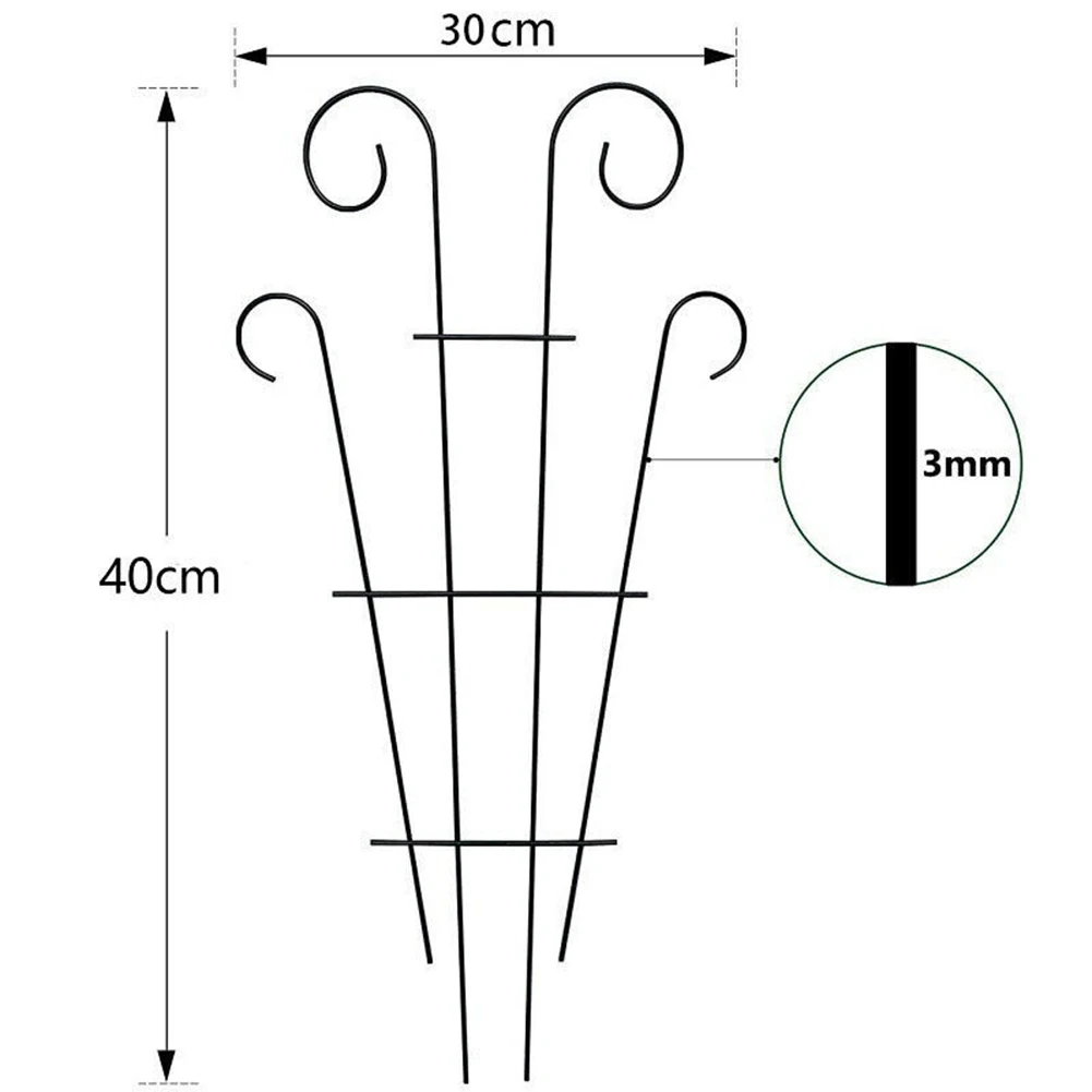 

Garden Rattan Flower Stand Plant Climbing Frame 4.*3.*0.3cm Flower Plant Stand Rattan Bracket New High Quality