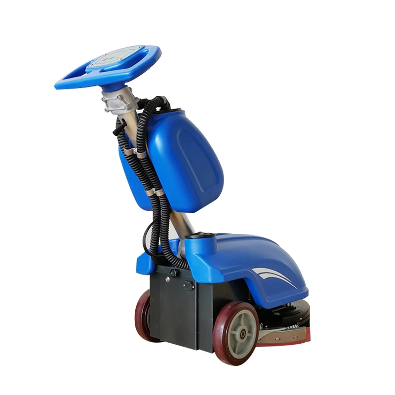 Cheap Battery Walk Behind Floor Scrubber Fully Automatic Gym Floor Cleaning Machine Small Floor Scrubber