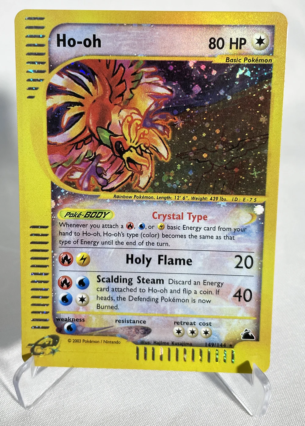 PTCG-Cartes Pokémon F Single 1st Edition E-Card, Charizard, Skyridge SK,  Foil Cards, Alakazam Classic Game Collection Proxy - AliExpress