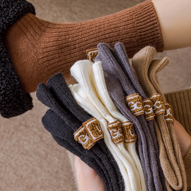 Cozy Thicken Winter Casual Socks - Soft Knit Snow Boot Hosiery