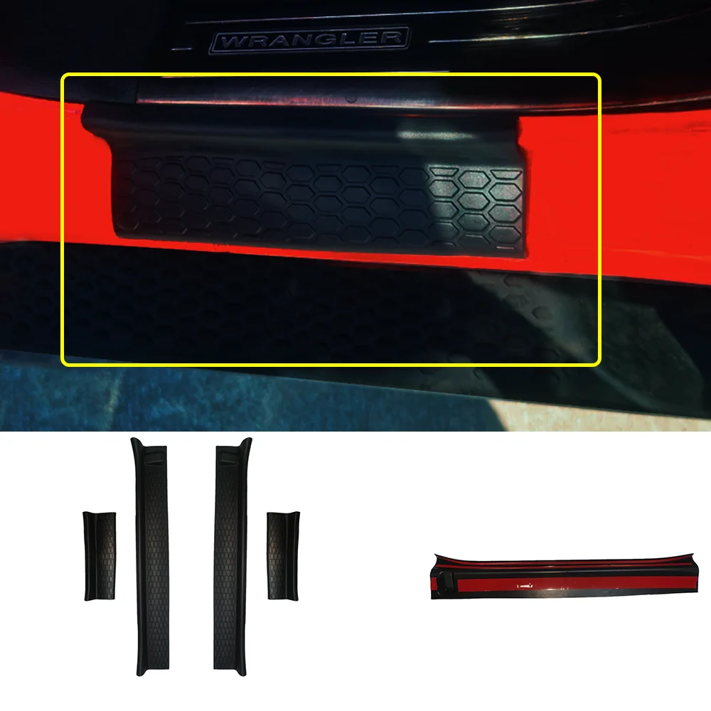 

Защитная Накладка на порог автомобильной двери для внедорожника, защитная Накладка на порог, Бортовая Накладка для Jeep Wrangler JL 2018-2022 JL1279 SXMA-A