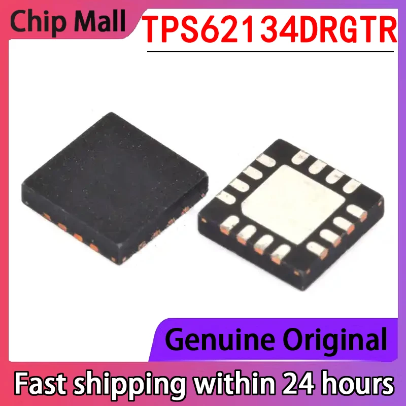 

1PCS New TPS62134DRGTR Packaged QFN-16 DC-DC Power Chip in Stock