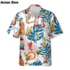 2025 Hawaii Cocktail Shirt For Mens Clothes Drink Juice Summer Shirts Button Clothing Short Sleeve Lapel Blouse Aloha Unisex Top 5
