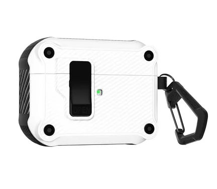 Premium AirPods Pro Case with Auto Secure Lock and Dual Charging Compatibility