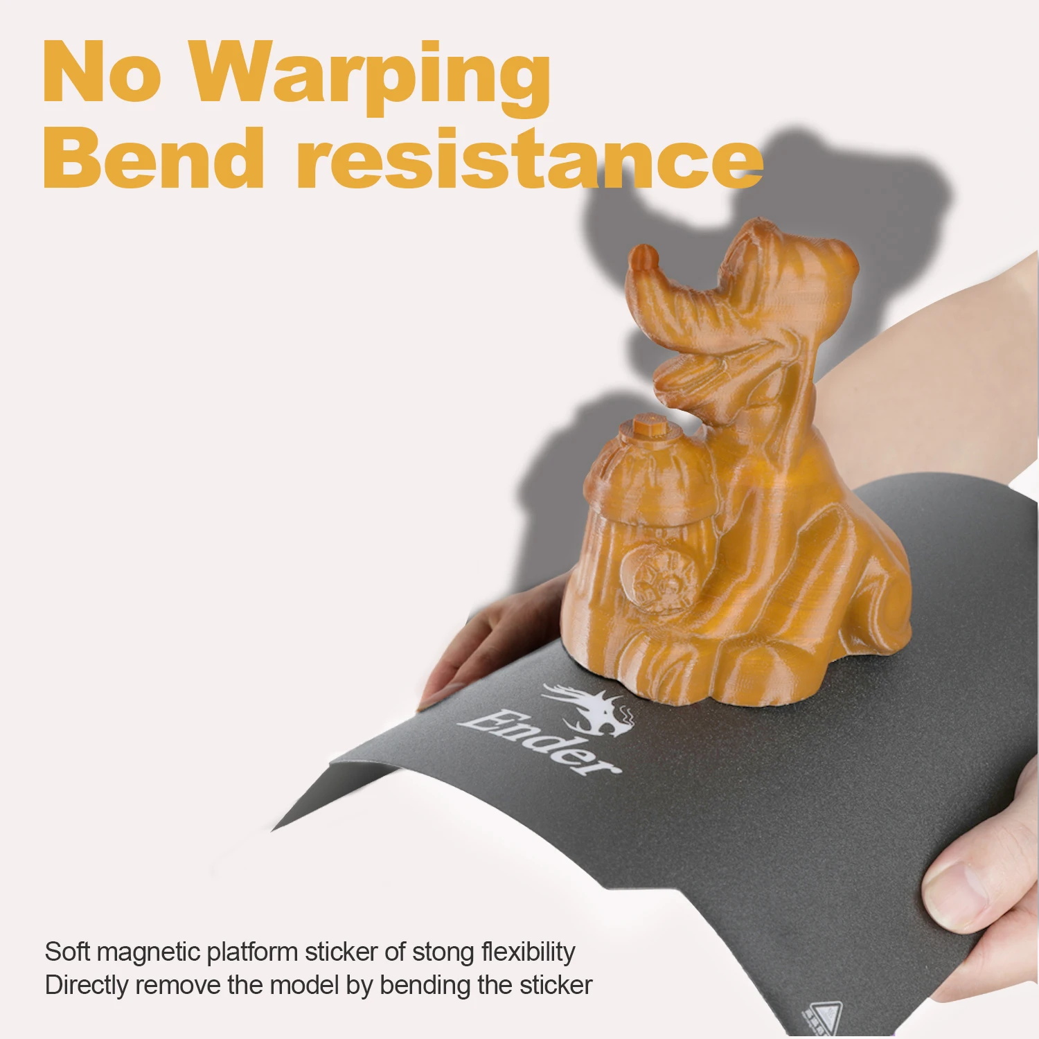 CREALITY 공식 3D 프린터 엔더 소프트 마그네틱 스티커, 엔더 3V2, 엔더 3, 엔더 3 KR/3 프로, 엔더 3S, 엔더 5/5s/프로, CR20