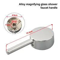 Durable Faucet Handle Water Tap Handle Trip Lever Bath And Shower Faucets Chrome Plated Dish Basin For Bathroom Toilet 1