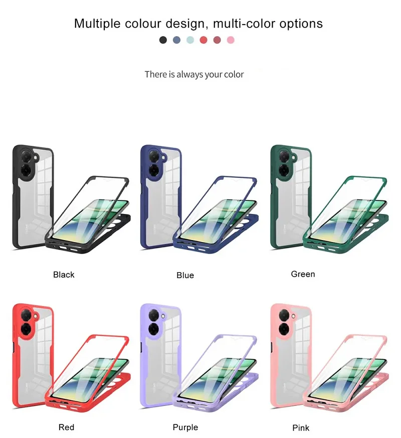 360 Protection Cover with Hard Clear Film Screen Protector
