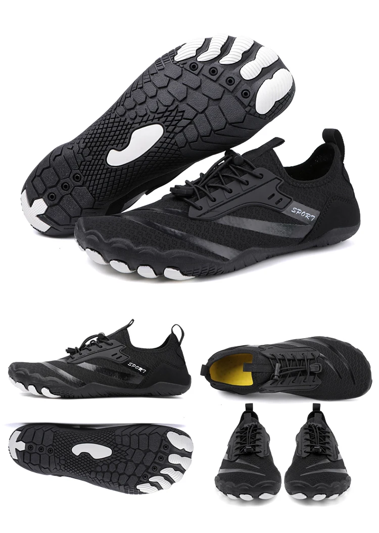Large Size Unisex Outdoor Aqua Shoes Couples Vacation Seaside Barefoot Swim Shoes Beach Game Shoes Indoor Fitness Yoga Shoes