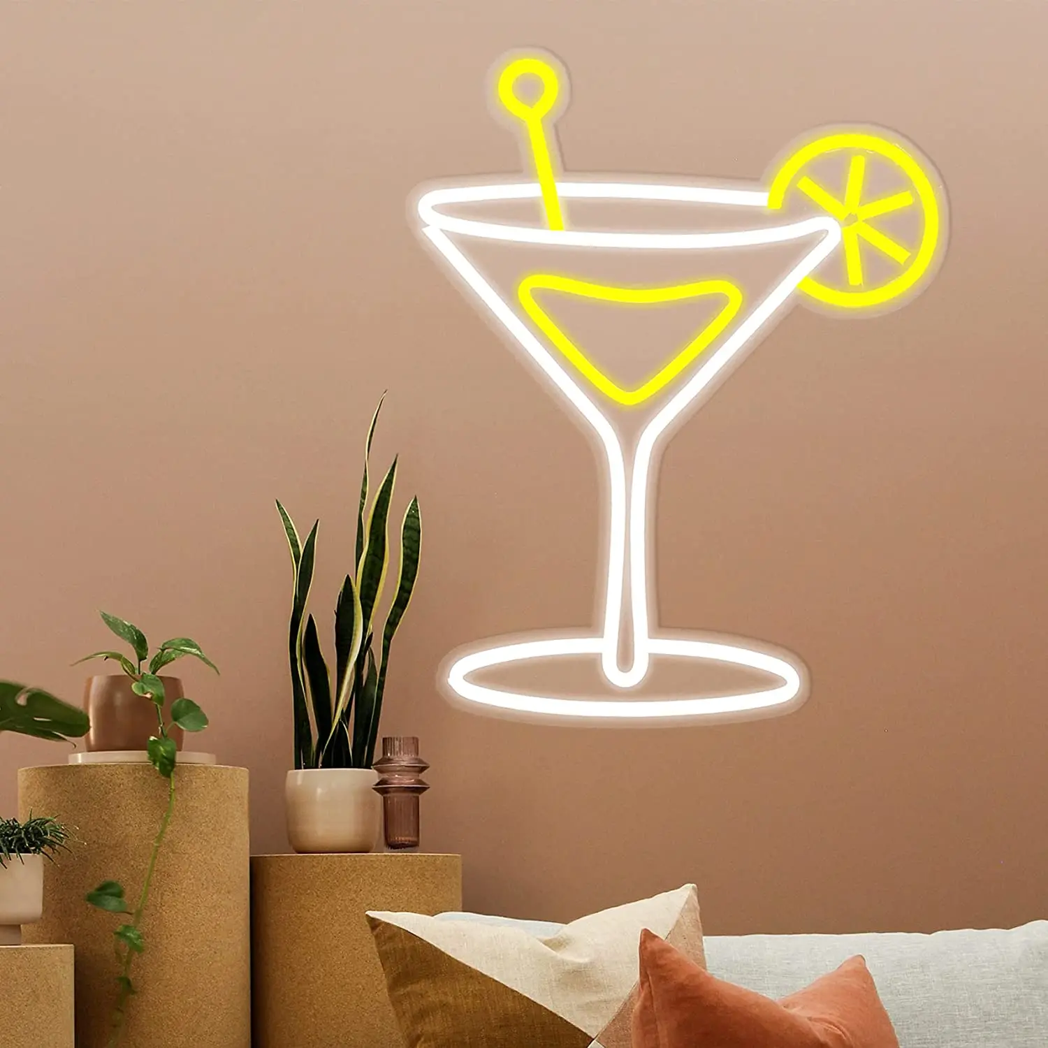 Ineonlife-LED付きのレモンまたはバーの形をしたアクリルの壁の看板,休暇,店舗,家のための装飾的な贈り物 AliExpress  Mobile
