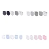 Kiddiezoom 5 Pcs/Lot Newborn Gloves 100%Cotton Cute Breathable Mittens Baby Accessories 0-6M 1