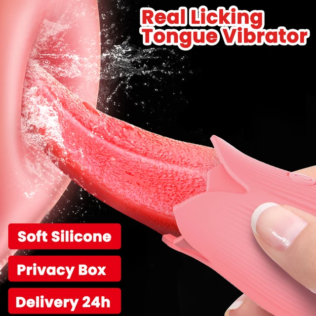 Tongue Licking Vibrator Adult Items