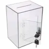 Pumping Tip Box Clear Window Mailbox Letter Post Container Boxes Donation for Fundraising Acrylic Travel 1