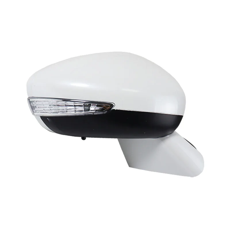 Verre De Rétroviseur Latéral Droit Pour Citroën C4 2004-2009 | Non Chauffant, Blanc | Diagonale 17,3 Cm Avec Plaque Support