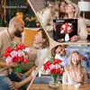 Flowers Bouquet Building Sets with Led-16 Rose Bouquet Botanical Toy Roses Flowers Home Decor Valentine Gifts for Adults Girls 5