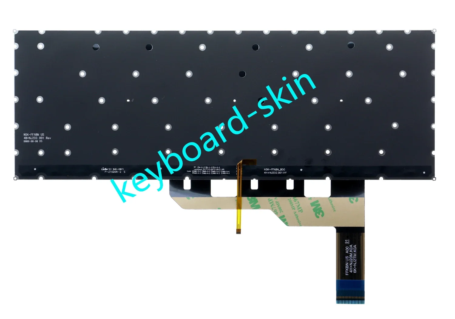 Teclado Retroiluminado Eua para Msi Prestige 15 A11 A12 A11sc A11mo A11uc A11ud A11scx A11scx A11scs A11sb Ms16s6 Portátil Novo - Imagem 4