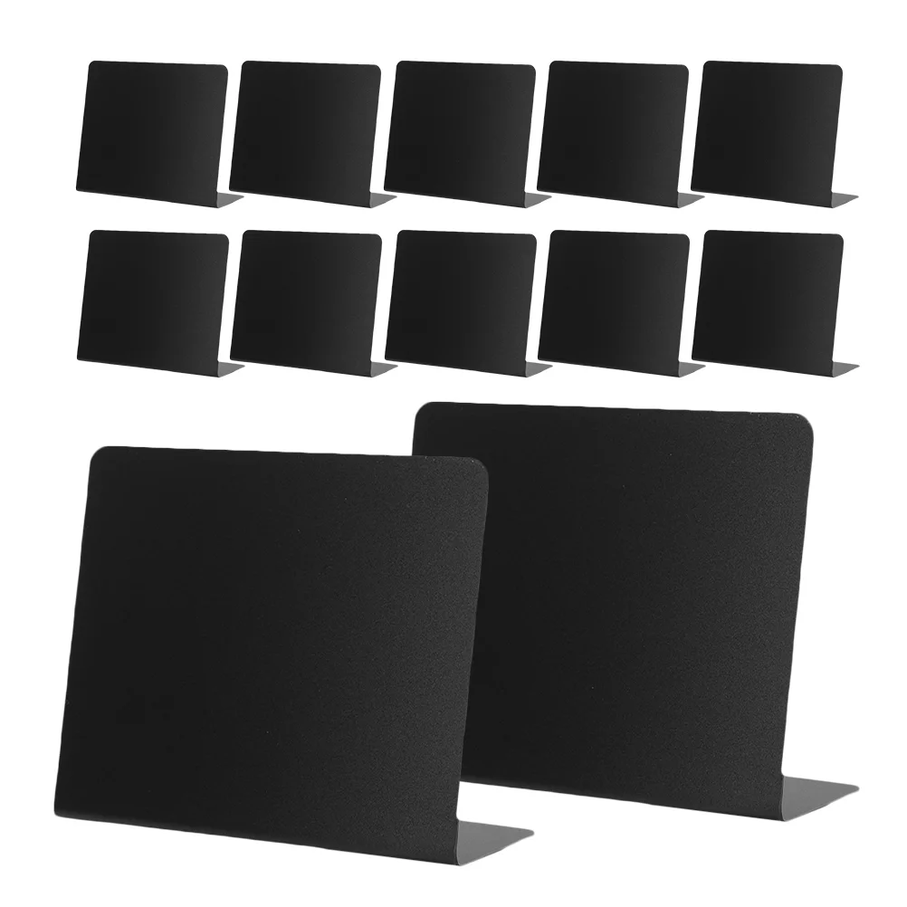 

12pcs Drawing Blackboards Multifunctional Chalkboards Desktop Price Boards Message Sign