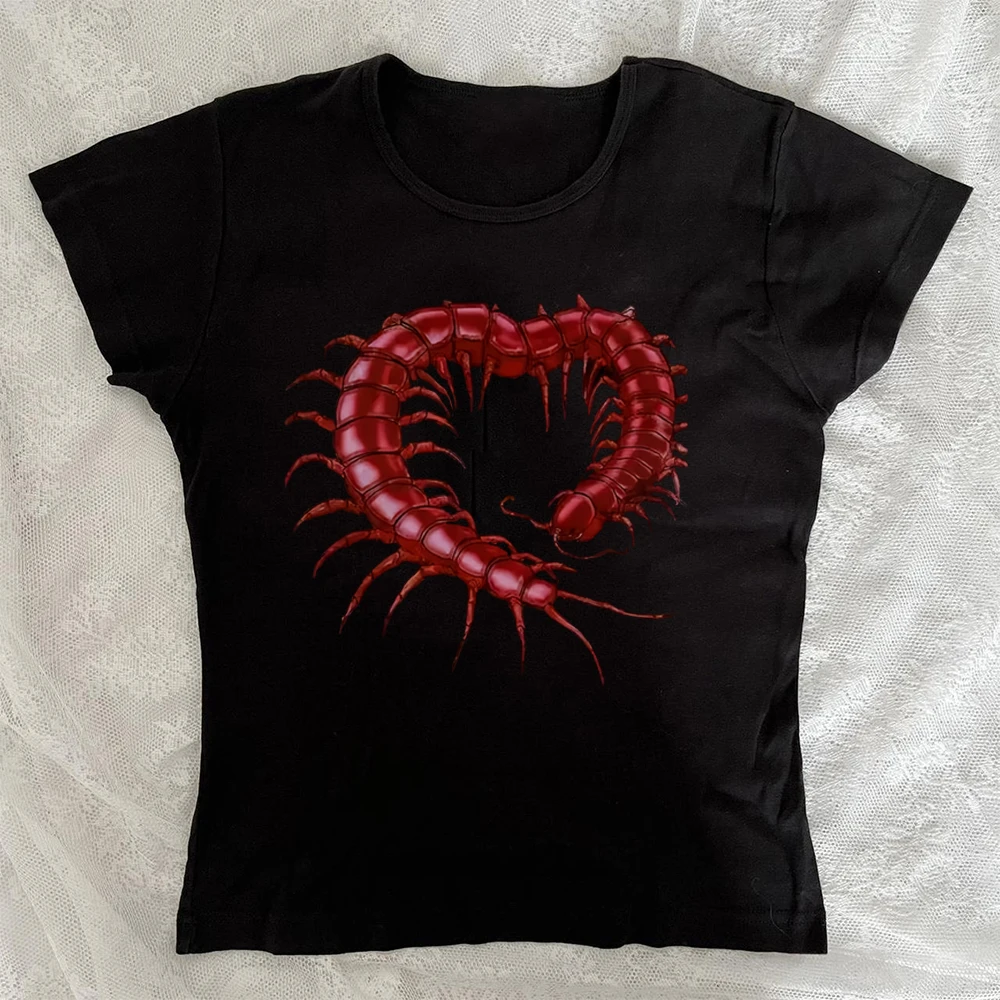 

Женская одежда, укороченные топы Y2k, одежда, женский топ, эстетичные женские блузки в стиле эмо 90-х, винтажная одежда, майки и кофточки в стиле Харадзюку