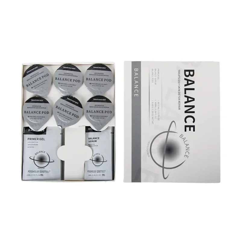 Oxygen Charcoal Revive DETOX GLAM Hydrate CO2 Oxygen Pods Capsule Serum Bubble Facial SPA Facial Kit 3 In 1 Skin Rejuvenation Facial Pods