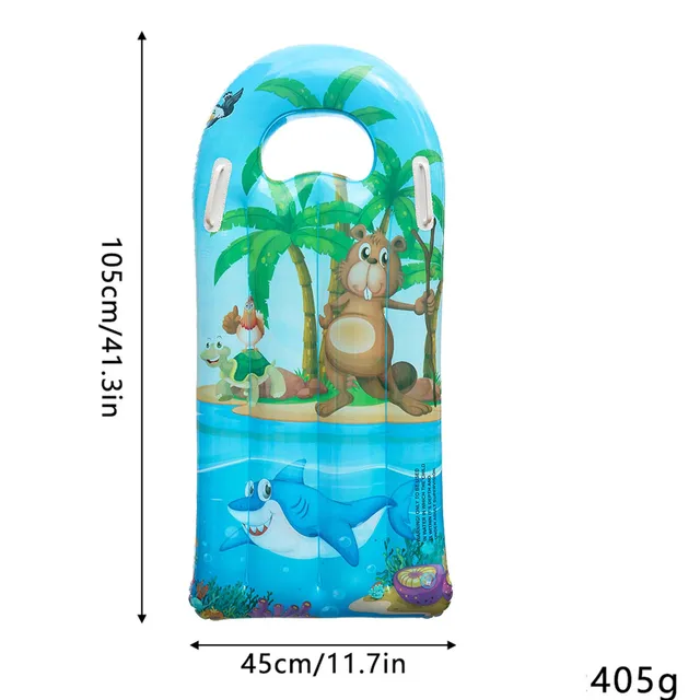 Tavola Da Surf Gonfiabile Con Manici - Bodyboard Per Piscina E Spiaggia, Bambini E Adulti - Foto 13