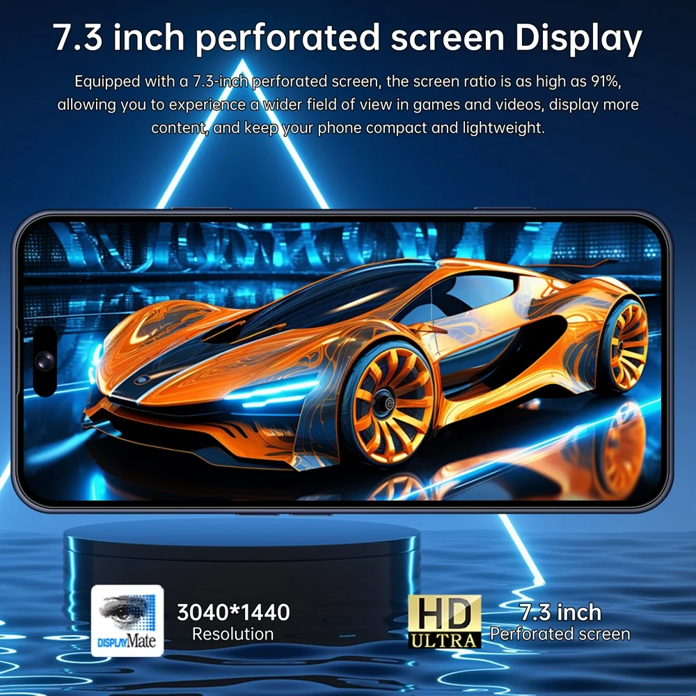 K-Touch Original M18 Pro Max Mobile Phones 5G Dual SIM Smartphone 7.3HD Android Cell Phone 16+48MP Camera 7800mAh Wifi GPS Global Version Gift Cellphones For Men Women