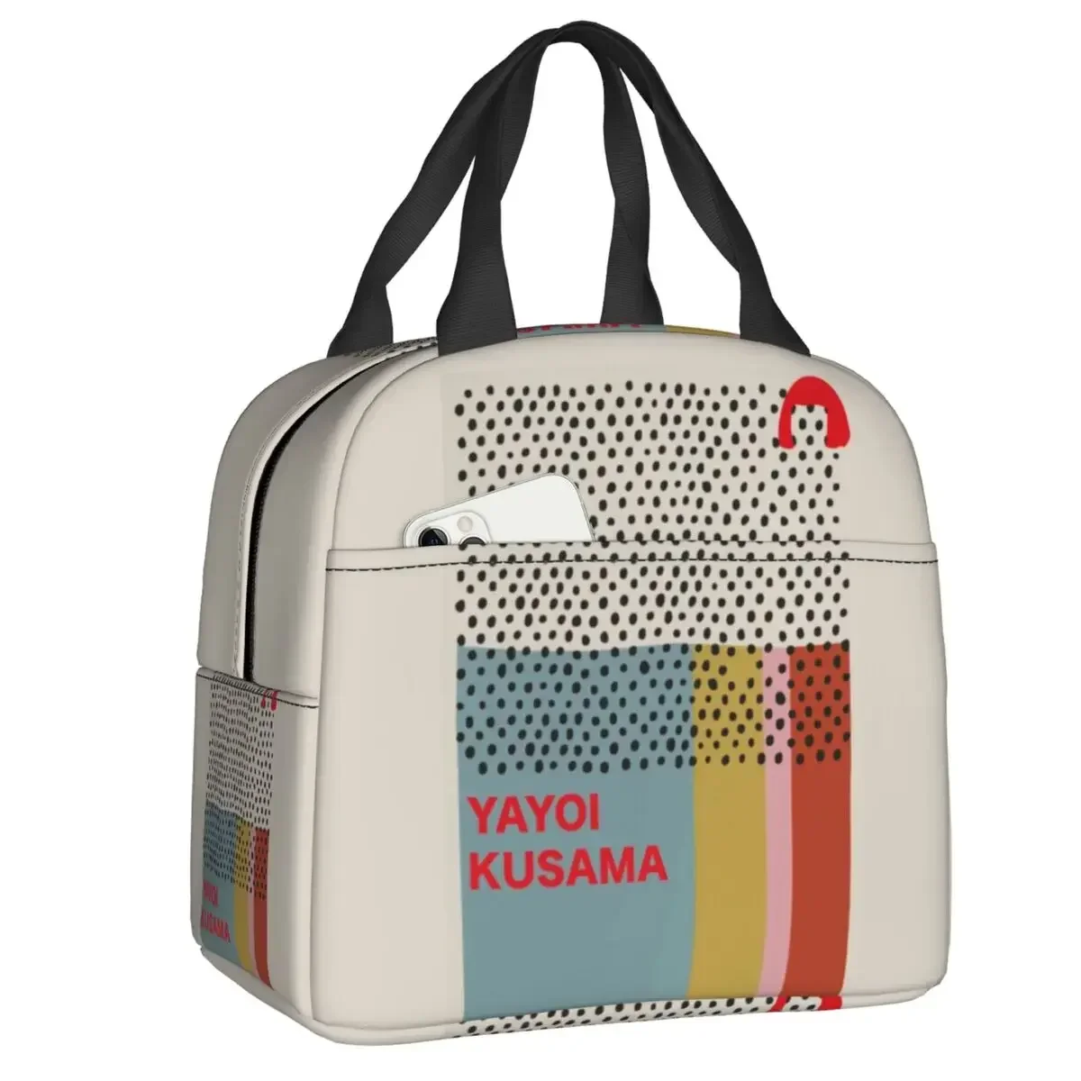 

Yayoi Kusama точечный Ланч-бокс абстрактного искусства женский многофункциональный многоразовый кулер Термоизолированный Ланч-бокс для офиса