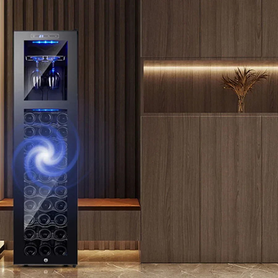 Narrow Wine Cabinet Living Room Corner Houses Home Decorative Cooler Mobile Wine Rack Refrigerator Armoire Restaurant Furniture