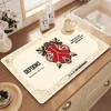 Modern Fashion Defqon1 Music Kitchen Draining Mat Tableware Pad Coffee Dish Drying Mat Placemat Bathroom Kitchen Drain Pad 6