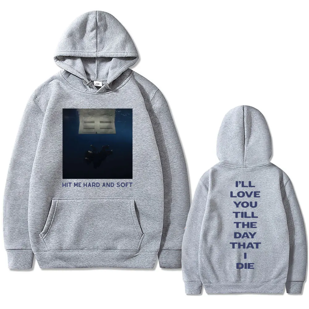 Hit Me Hard and Soft 2024 Tour Hoodie Male Casual Streetwear Men's Oversized Sweatshirt Men Women Fashion Hip Hop Trend Hoodies
