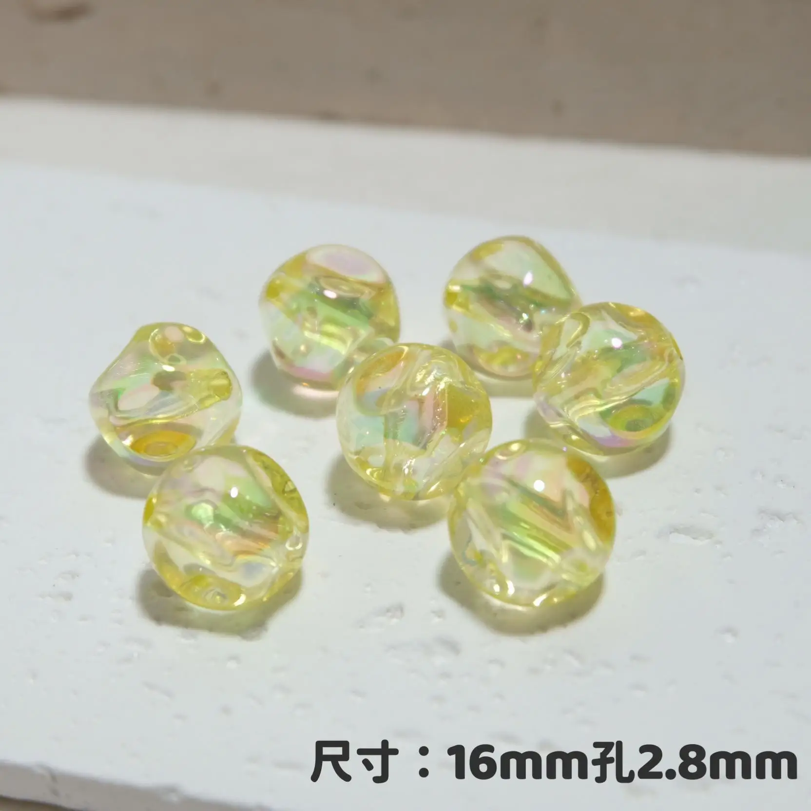 80 PCs Clear Beads