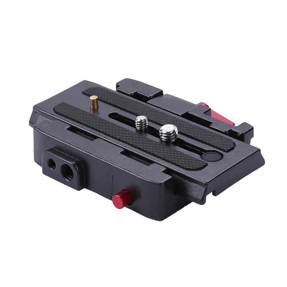 Quick Release Plate for Manftu 577 501 500AH 701HDV Tripod Mounting Plate Aluminium Alloy Camera Tripod Kit 19045-PAA-A01 camera tripod plate camera base plate camera mount plate