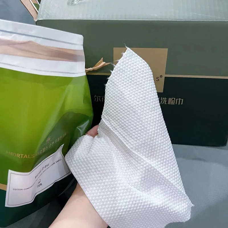 Disposable Face Towel Soft Dry Wipe Multi Use Facial Cleansing Cotton Tissue Makeup Removing Towel Tissue for Skincare 5