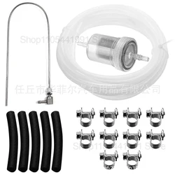 Diesel Heater Fuel Line Kit with Filter and Clamps - 16.4Ft Length (WHITE)