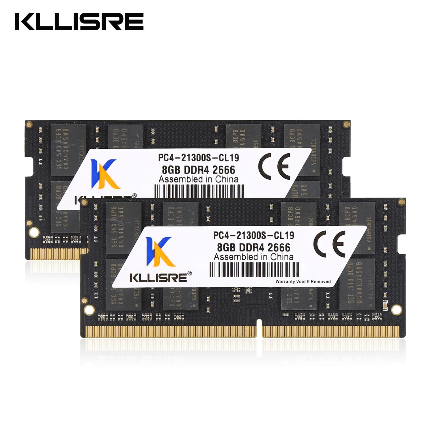 Laptop ram memory Kllisre DDR3 DDR4 8GB 4GB 16GB Laptop Ram 1333 1600 2400 2666 3200 DDR3L 204pin Sodimm Notebook Memory