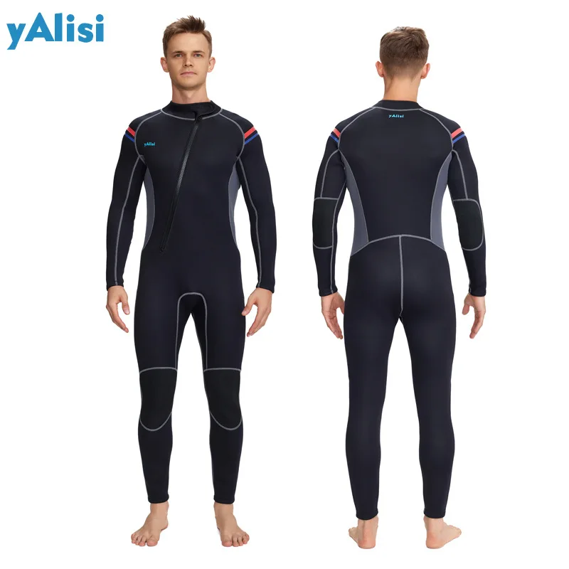 3mm Neoprene Men Wetsuit Surfing Scuba Diving Snorkeling Swimming Body Suit Wet Suit Surf Kitesurf Clothes Equipment 4