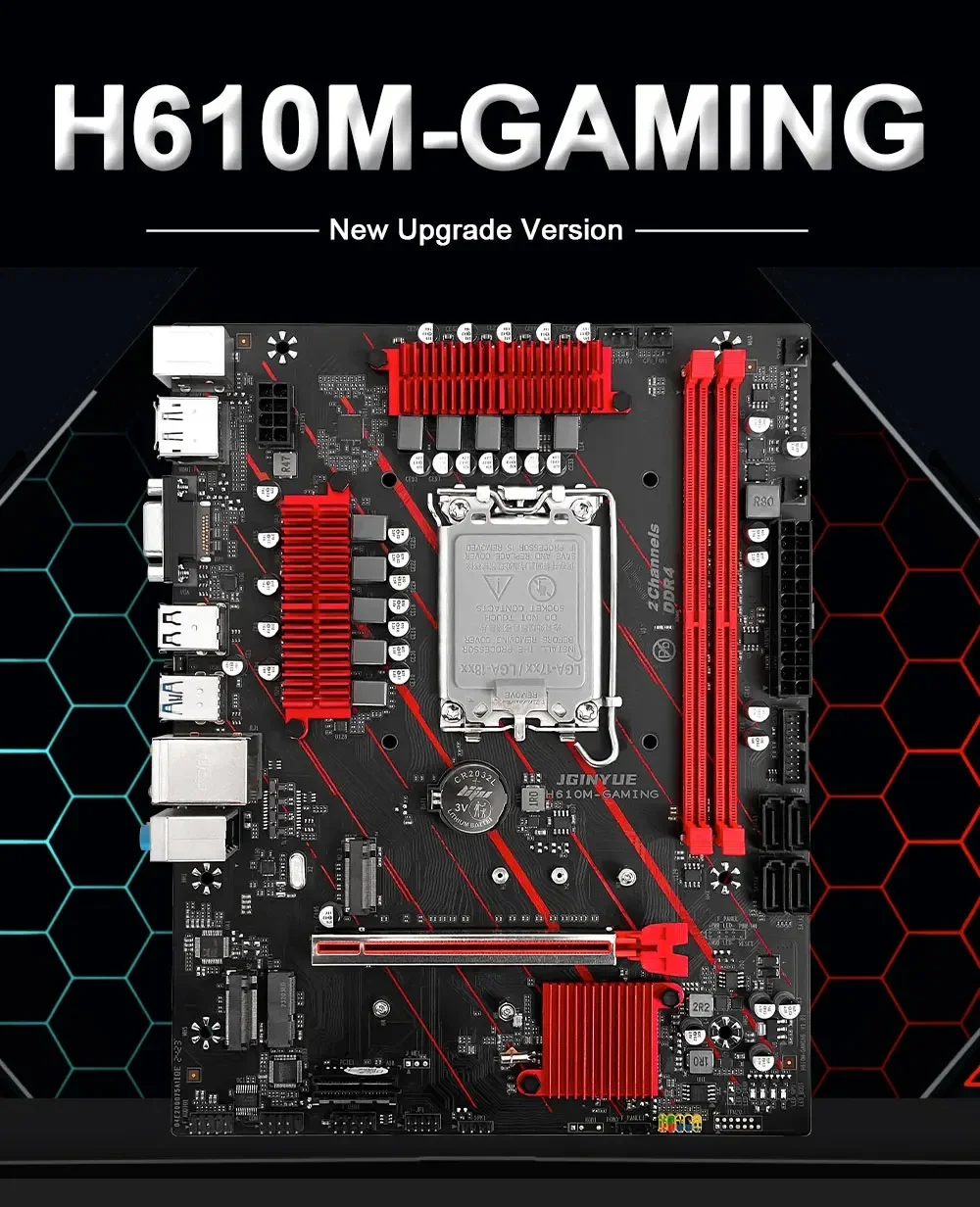 C*o様 jginyue h610 gaming itx JGINYUE H610I GAMING motherboard V1.4 version - Intel