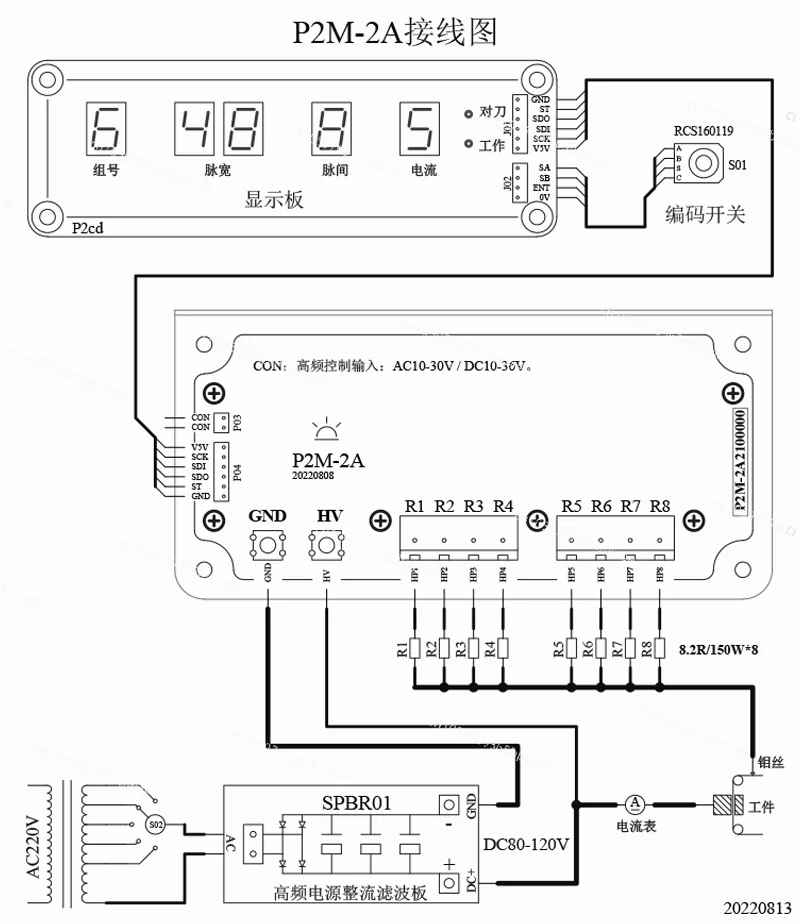 รูปสินค้า แผงวงจรควบคุมเครื่องตัดลวด CNC ความแม่นยำสูง