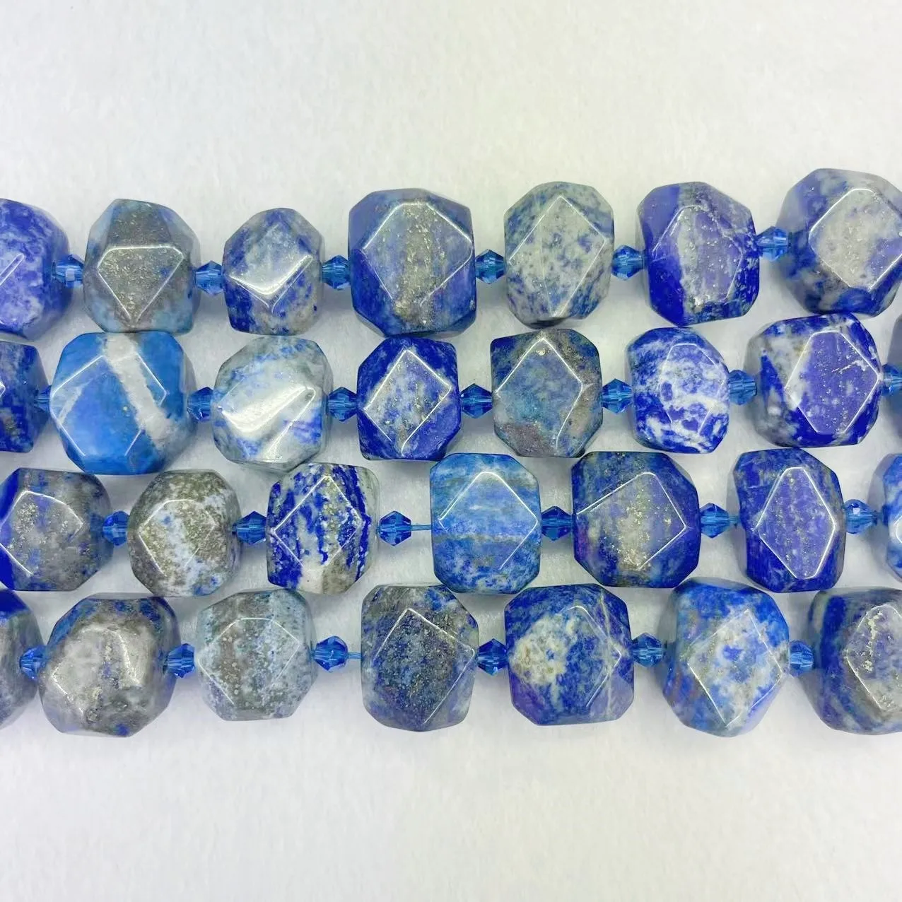 Top Grade Natural Lapis Lazuli Stone Beads Section Irregular Shape Blue Lazurite Nugget Beads Raw Ore Gem For DIY Jewelry Making