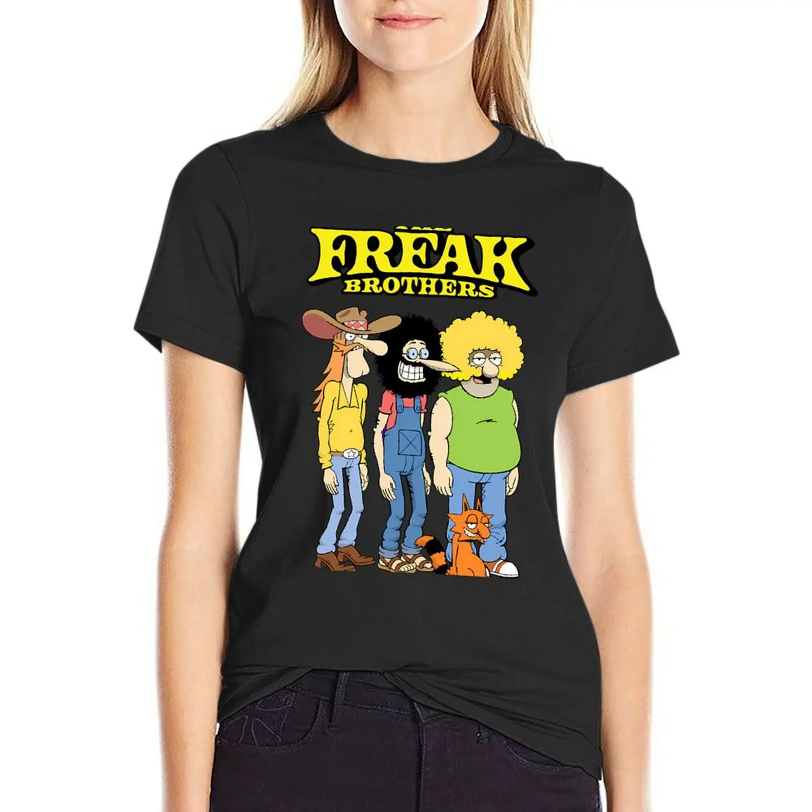 

three brothers T-Shirt anime clothes cute clothes summer top woman t shirt